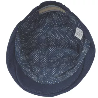 Kaszkiet męski granatowy flat cap bawełniany lekki na lato K306 K 57-59 cm - 7
