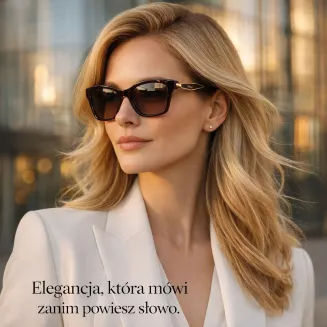 Okulary przeciwsłoneczne damskie Solano SS90215B – brązowe, polaryzacyjne - 4