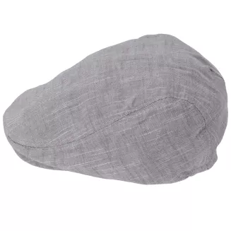 Kaszkiet męski bawełniany beżowy-szary flat cap letni lekki czapka K306C - 4