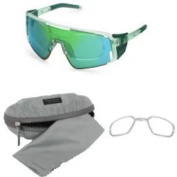 Solano SP60027A – Zielone Okulary Sportowe UV400 z Korekcją MirrorHD