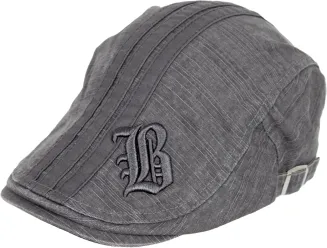K224D Cap Men'S Flat Cap Cotton - 3