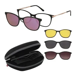 Solano CL90101SET Oprawa korekcyjna z nakładką przeciwsłoneczną clip-on