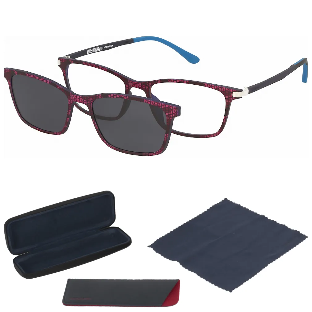 Solano CL90065G Oprawa korekcyjna z nakładką przeciwsłoneczną clip-on