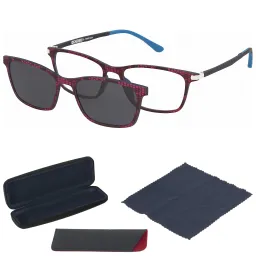 Solano CL90065G Oprawa korekcyjna z nakładką przeciwsłoneczną clip-on