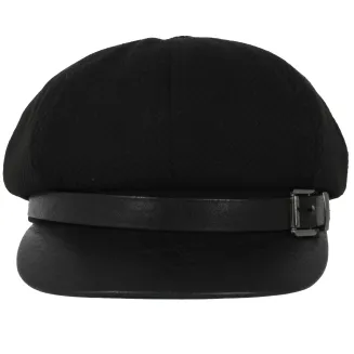 Stylowy Kaszkiet Damski Newsboy Czarny K290B Polar Fashion Klasa i Charakter - 5