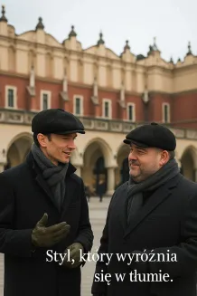 Peaky Blinders Ocieplany Kaszkiet Męski Grafitowa Jodełka K274B Shelby - 3