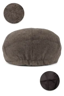 Kaszkiet Męski Zimowy K283 Beżowo-Brązowy Peaky Blinders Polar Fashion - 5