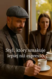 Kaszkiet Męski Peaky Blinders K277A Pepitka Ocieplany 57–59 cm PolarFashion - 8