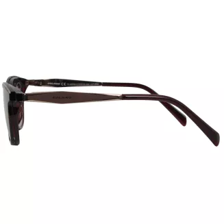 Okulary damskie 2w1 clip-on polaryzacja UV400 Brązowe Solano CL90304C - 6
