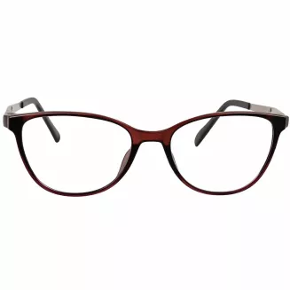 Okulary damskie 2w1 clip-on polaryzacja UV400 Brązowe Solano CL90304C - 3