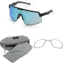 Zobacz Wyraźnie: Solano SP60028B  Czarne Sportowe Okulary UV400 z Korekcją