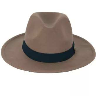 Kapelusz damski Panama Fedora brązowy R239A Polar Fashion – elegancki 57cm - 3