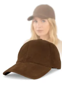Czapka Brązowa K205P Ocieplana Bejsbolówka Dla Niej i Dla Niego Polar Fashion - 7