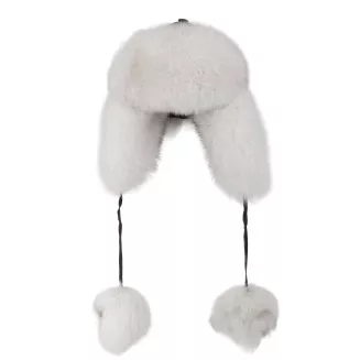 Luksusowa damska pilotka skórzana z futrem, czarna W526D Polar Fashion - 3