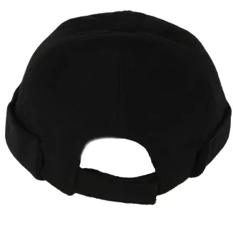 Czapka Bez Daszka Dokerka Leonka Fisherman Czarna Flanelowa Unisex K263K - 10