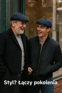 Shelby Stylowy Niebieski Kaszkiet Męski Polar Fashion Peaky Blinders K272D - 7