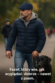Shelby Stylowy Niebieski Kaszkiet Męski Polar Fashion Peaky Blinders K272D - 9