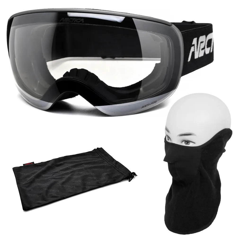 Arctica G111B Transparent Ski Goggles For Skiing Snowboarding