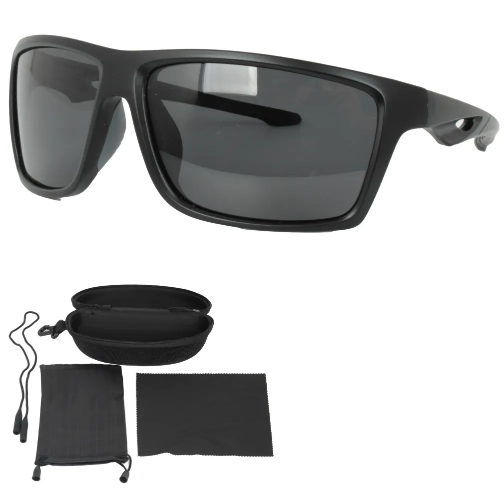 Polar Fashion P8098C1 Męskie Okulary Polaryzacyjne UV400 Czarne Mat – Sport i Auto