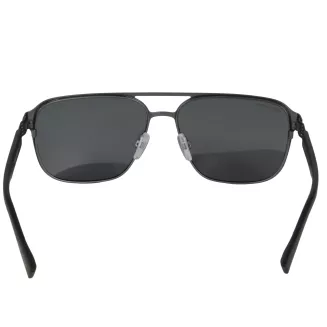 Przeciwsłoneczne okulary polaryzacyjne męskie Solano SS 10543B grafitowe klasyczne - 5