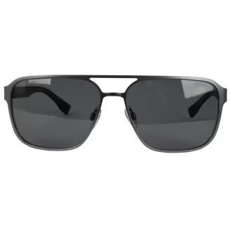Przeciwsłoneczne okulary polaryzacyjne męskie Solano SS 10543B grafitowe klasyczne - 4