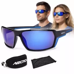 Okulary polaryzacyjne Arctica S356B sportowe UV400 dla kierowców  revo