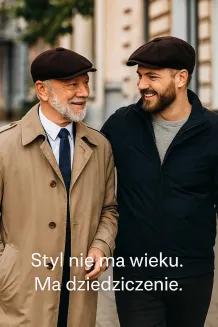 Kaszkiet Męski Brązowy Polar Fashion K272F Styl Peaky Blinders Shelby - 9