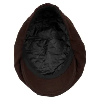 Kaszkiet Męski Brązowy Polar Fashion K272F Styl Peaky Blinders Shelby - 4