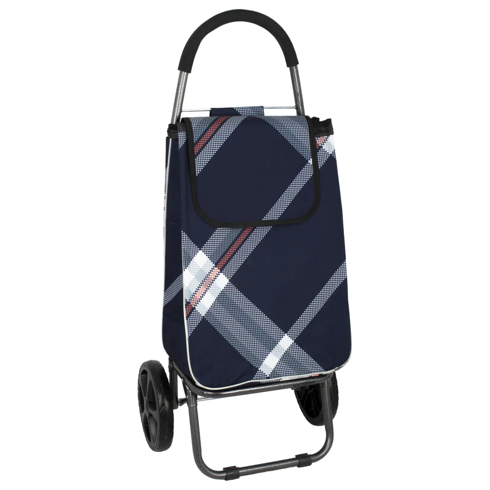 Shopping Bag On Wheels WZ267AC Two-Wheeled Trolley Bag For Shopping Or Beach