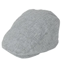 Kaszkiet męski K269B jeans szaro-niebieski – 100% bawełna Polar Fashion