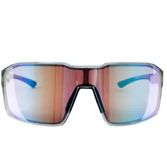 Męskie Okulary Sportowe Dla Biegaczy Niebieskie Transparentne Solano 60025C - 3