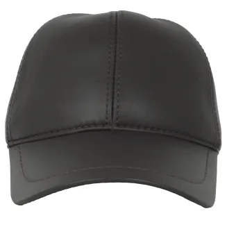 Ciepła Skórzana Czapka z Daszkiem i Uszami Męska K248C  Brąz Polar Fashion - 3