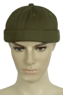 Czapka Dokerka Fisherman K263B Zielona Krótka Leonka Bez Daszka Polar Fashion - 2