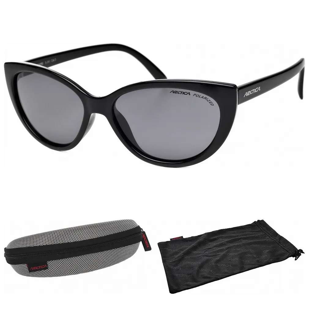 Arctica S241 Czarne CAPRI Okulary Przeciwsłoneczne Gratisy