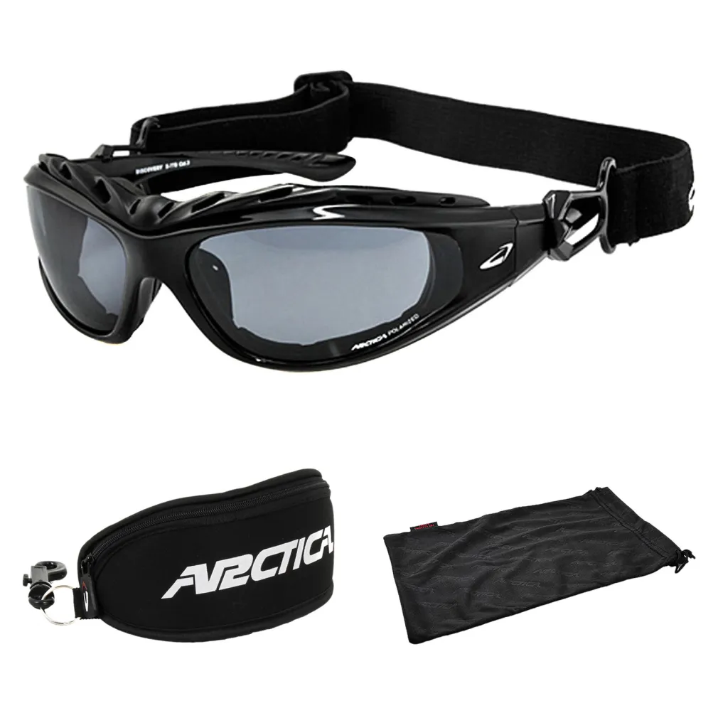 Arctica S77B czarne DISCOVERY Okulary Przeciwsłoneczne Gratisy