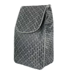 Torba WZ284AT 35L na wózek zakupy SREBRNO-CZARNA wodoodporna