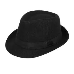 R168 Klasyczny kapelusz męski trilby