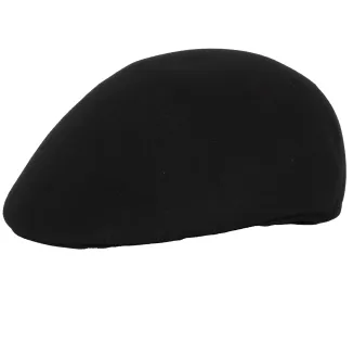 Kaszkiet Męski Czarny K287 Polar Fashion – Jesień Zima, Klasa i Styl - 3