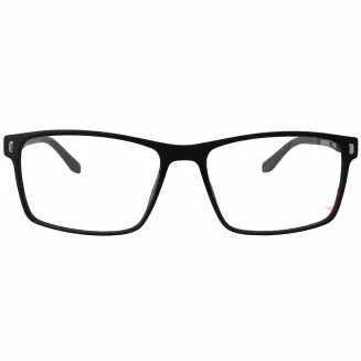 Czarne Męskie okulary korekcyjne  CL90287A z nakładką clip-on polaryzacja - 2