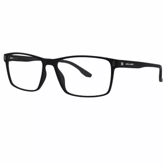 Czarne Męskie okulary korekcyjne  CL90287A z nakładką clip-on polaryzacja - 5