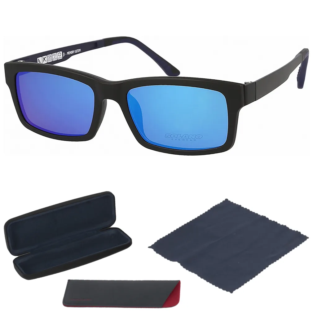 Solano CL90005A Corrective Frame With Clip-On Sun Cover