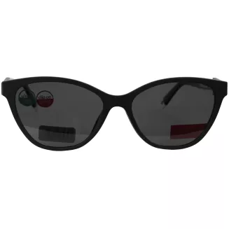 Okulary damskie 2w1 clip-on polaryzacja UV400 czarno-białe Solano CL90308A - 4