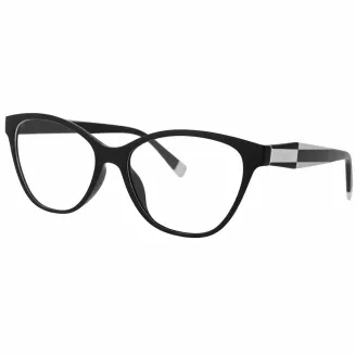 Okulary damskie 2w1 clip-on polaryzacja UV400 czarno-białe Solano CL90308A - 3