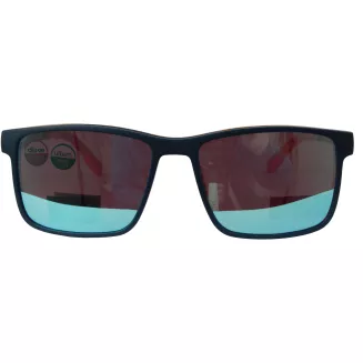 Granatowe Męskie okulary korekcyjne  CL90286C z nakładką clip-on polaryzacja - 5