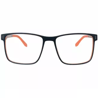 Granatowe Męskie okulary korekcyjne  CL90286C z nakładką clip-on polaryzacja - 4