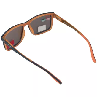 Granatowe Męskie okulary korekcyjne  CL90286C z nakładką clip-on polaryzacja - 7