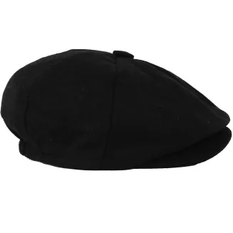Kaszkiet Męski Czarny Zimowy Elegancki Retro Peaky Blinders K283A Polar Fashion - 4