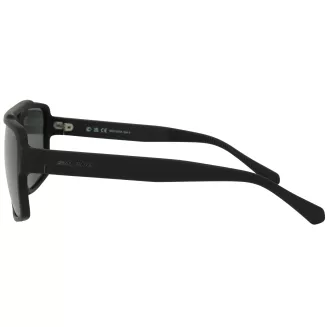 Męskie okulary polaryzacyjne czarne matowe zielone soczewki Solano SS21123A - 3