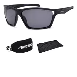 Arctica  sportowe czarne okulary przeciwsłoneczne polaryzacyjne S358