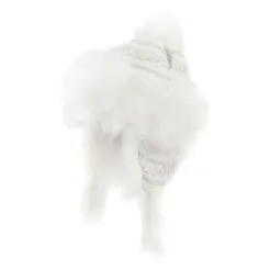W211A White Winter Hat Warm Mongolian Hat